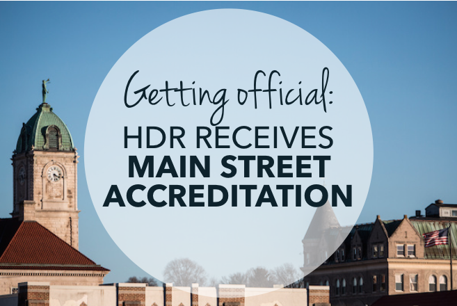 HDR Receives Main Street Accreditation