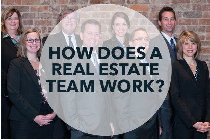 How does a real estate team work