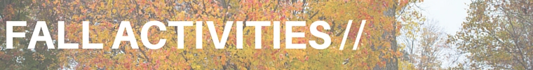 Fall Activities Fall Activities