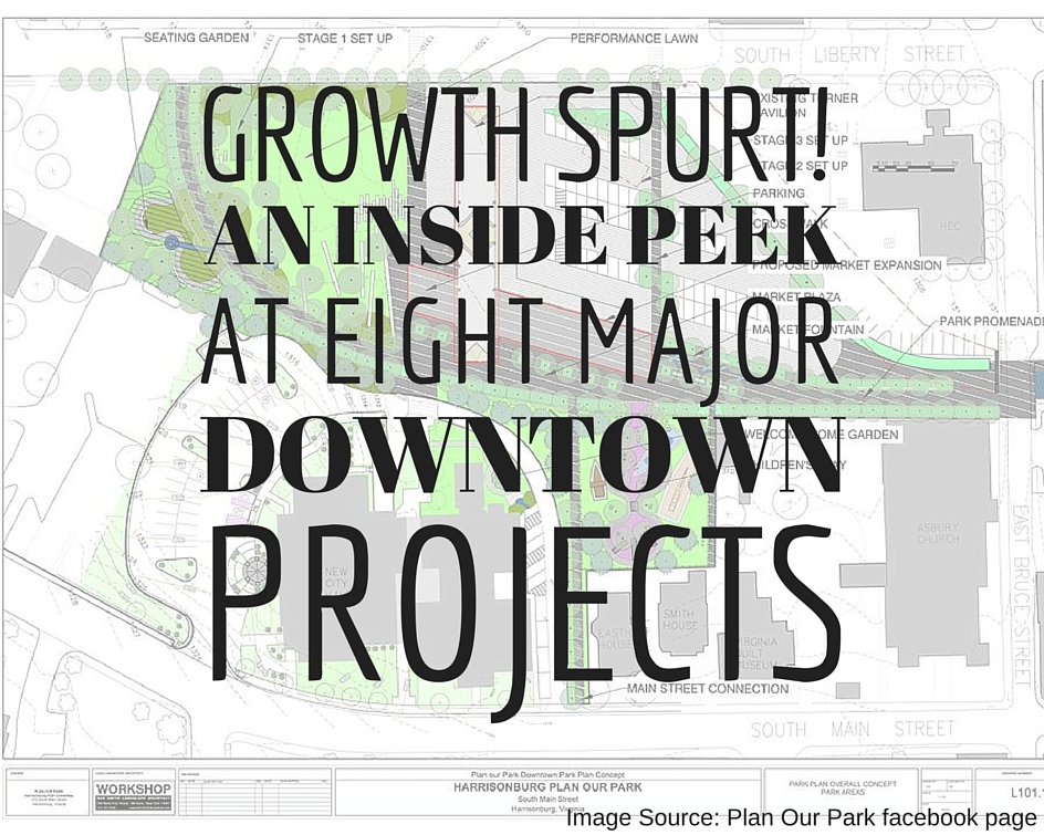 Growth Spurt! Update on 8 Major Projects in Downtown Harrisonburg