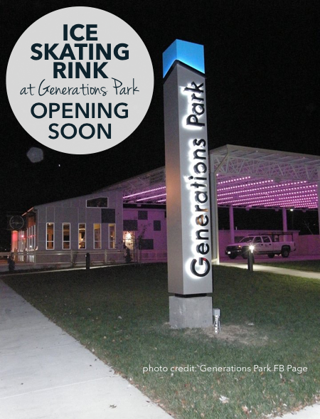 Generations Park Ice Skating Rink Opening Soon in Bridgewater, VA