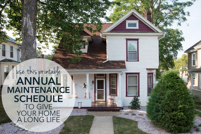 Printable Annual Home Maintenance Schedule Printable Annual Home Maintenance Schedule