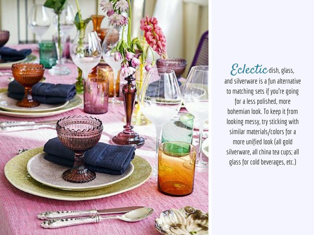 The Design Corner | Table Settings The Design Corner | Table Settings